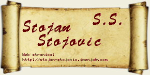 Stojan Stojović vizit kartica